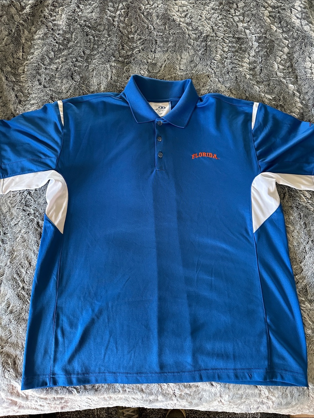 Pro Player Blue Polo with White Panels size Large